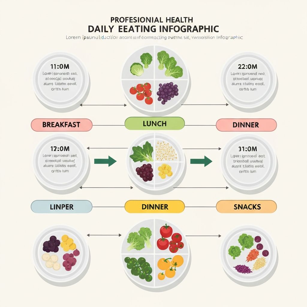 Structured eating schedule visualization