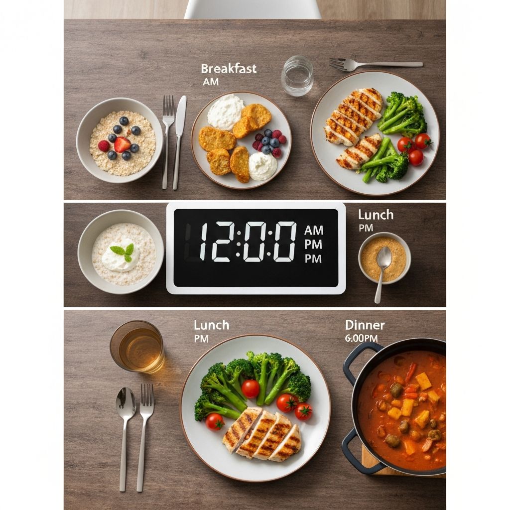 Structured meal timing article